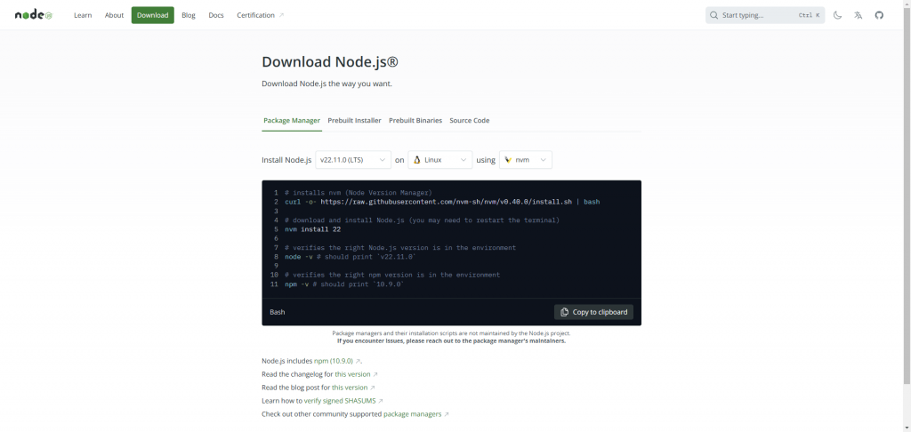 Nodejs - Download